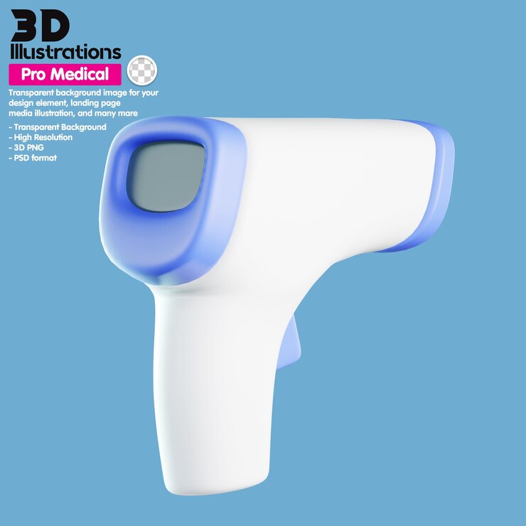 PSD iconos médicos 3d, vista frontal saludable médica ilustración de representación 3d icono de fondo transparente