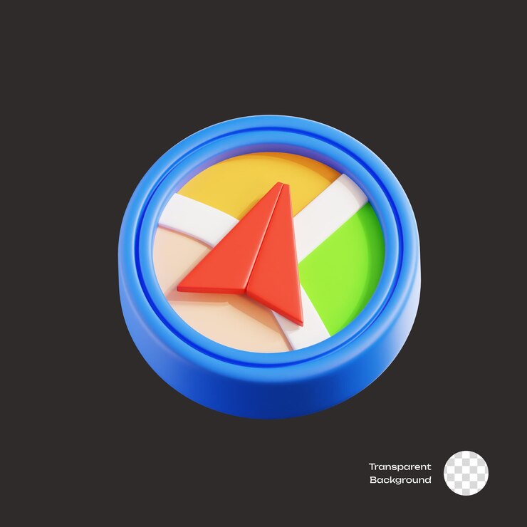 Iconos de navegación en 3D