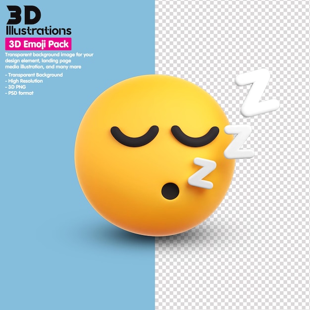 Iconos del paquete de emoji 3d alrededor de la representación 3d