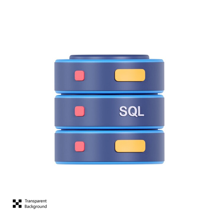 PSD iconos de sql 3d