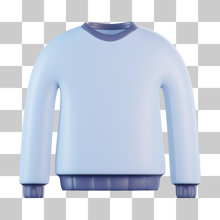 PSD iconos de suéter en 3d