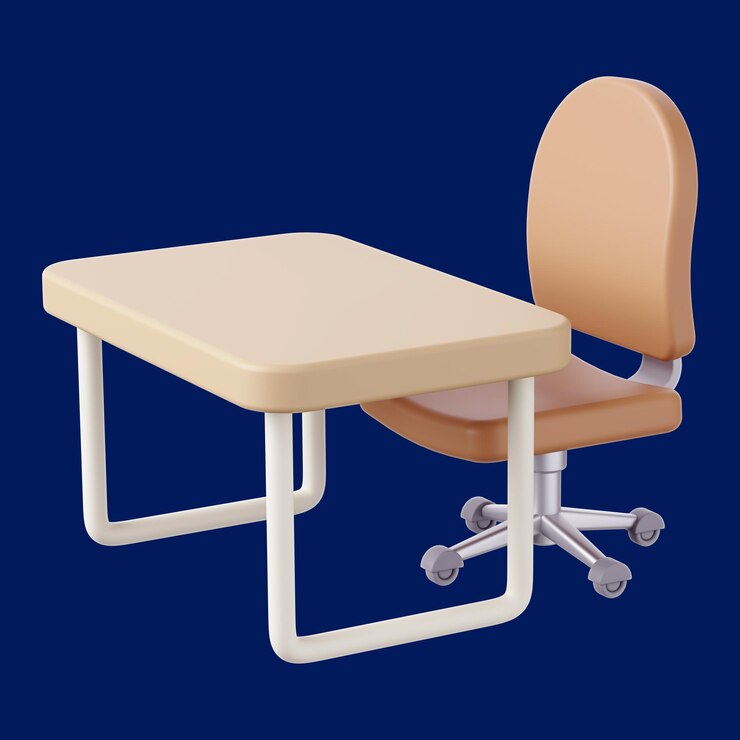 PSD iconos de suministros escolares y de oficina en 3d