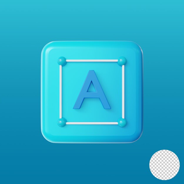 Iconos de texto creativo para aplicaciones móviles web ux ui