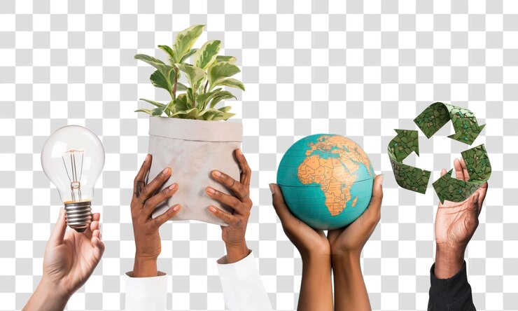PSD ideas sostenibles para el medio ambiente global