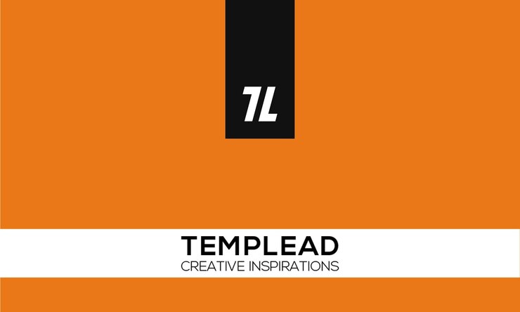 PSD identidad de marca y diseño del logotipo de templead