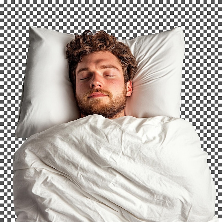 PSD iginia del sonno isolata su uno sfondo trasparente