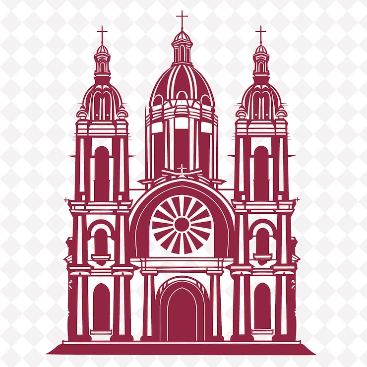PSD una iglesia con una cruz en la cima