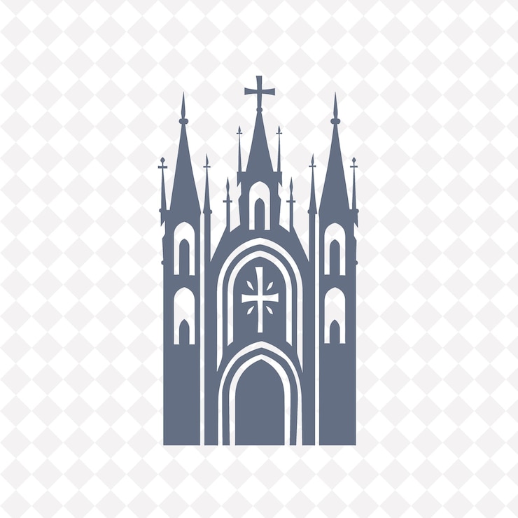 PSD una iglesia con una cruz en la cima