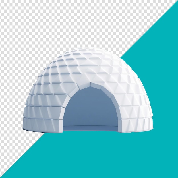 PSD igloo png fichier isolé transparent découpe pas de fond