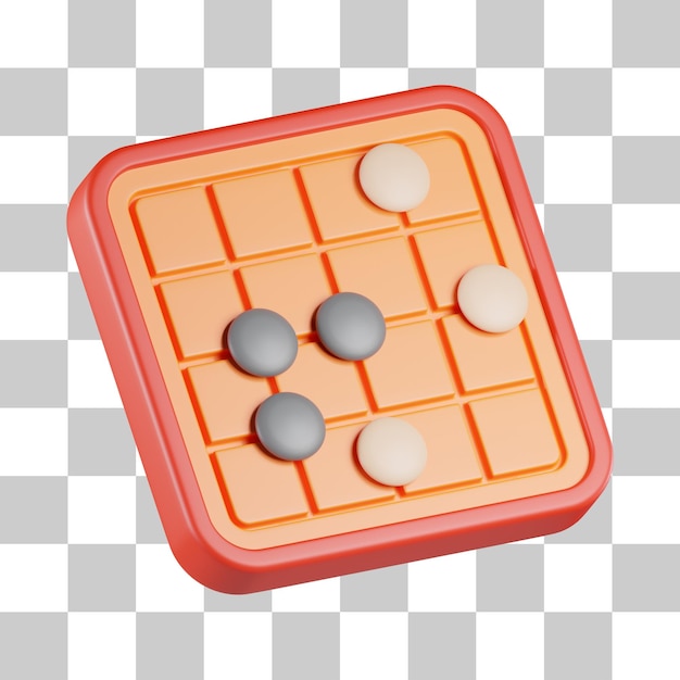 PSD igo brettspiel 3d-symbol