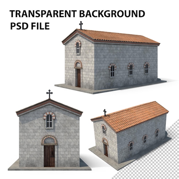 PSD igreja medieval png