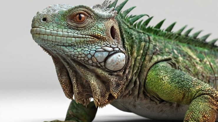 PSD iguana com fundo transparente