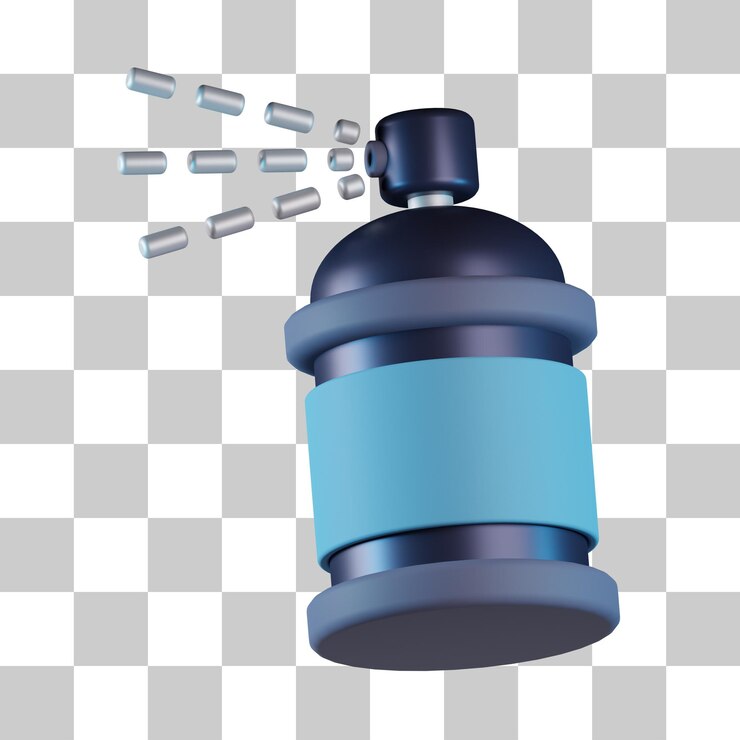 PSD ikon 3d cat semprot