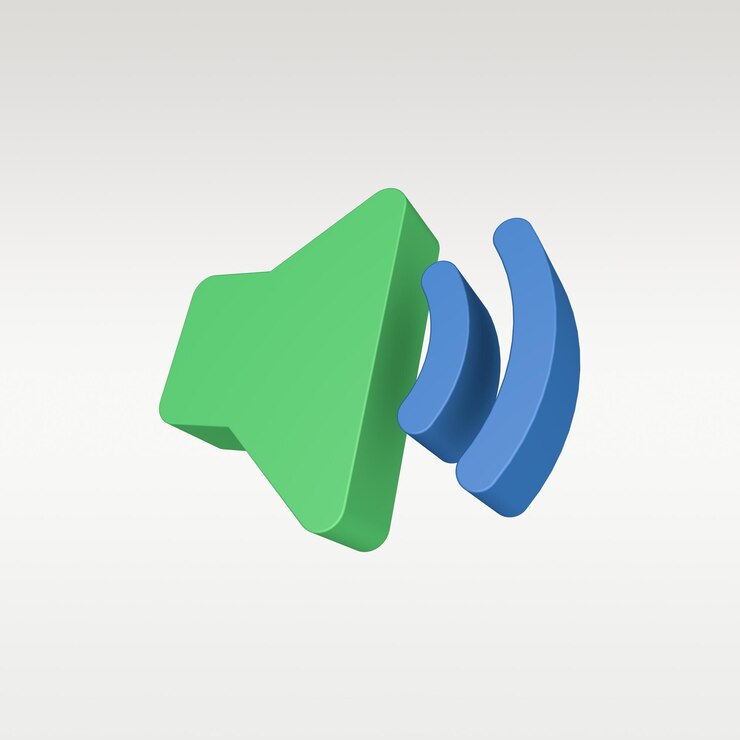 PSD ikon musik render 3d - simbol