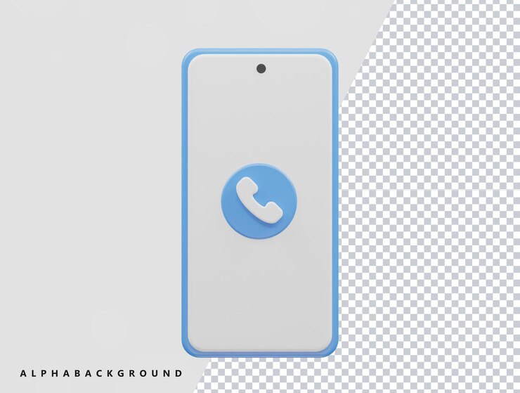 PSD ikon panggilan telepon psd vektor 3d