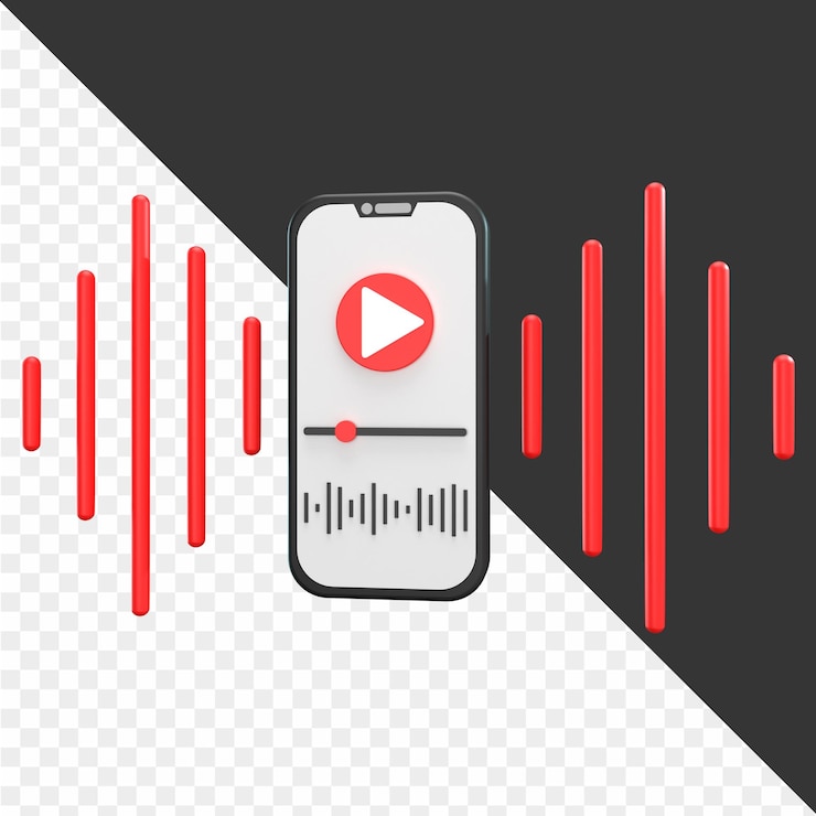 PSD ikon podcast 3d