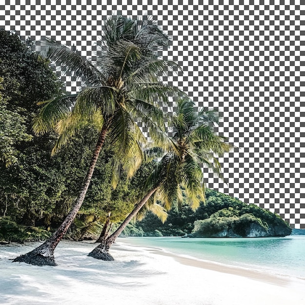 Il bellissimo Boracay delle Filippine isolato su uno sfondo trasparente