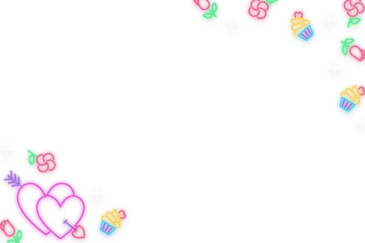 PSD il cartello al neon del giorno di san valentino è isolato
