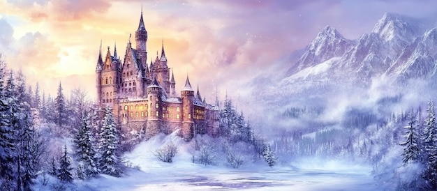 Il Castello del Paese delle Meraviglie d'Inverno