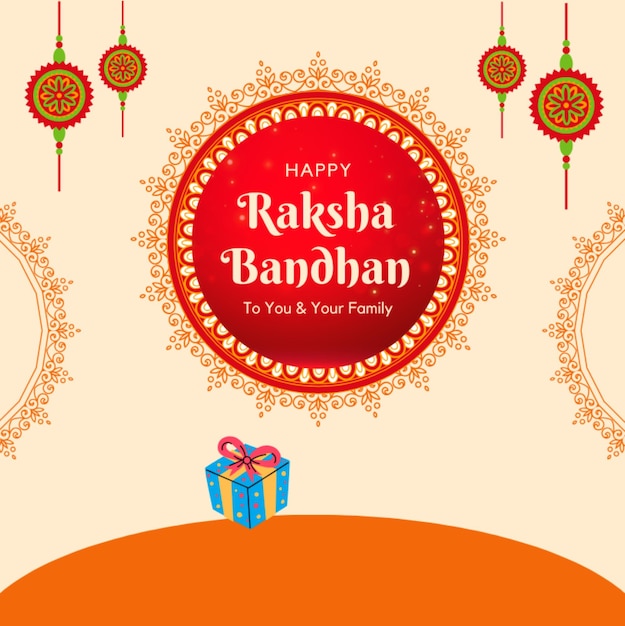 Il colorato post di Raksha Bandhan su Instagram