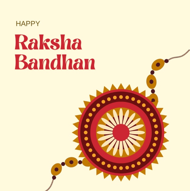 Il colorato post di Raksha Bandhan su Instagram