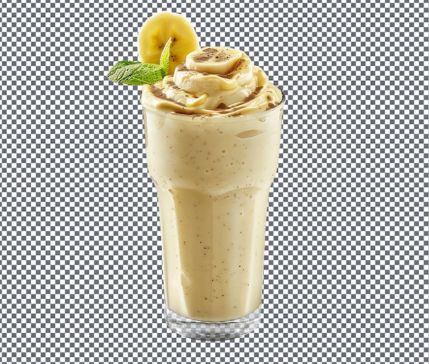 Il delizioso Bagirmi Banana Smoothie isolato su uno sfondo trasparente