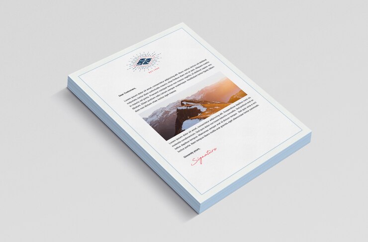 PSD il documento di affari si immerge