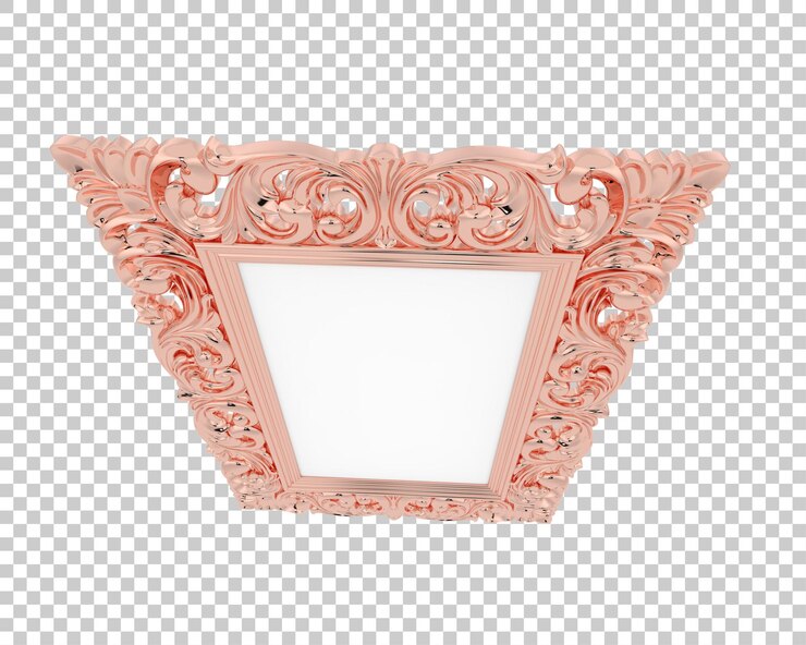 PSD il fotogramma isolato su uno sfondo trasparente illustrazione di rendering 3d