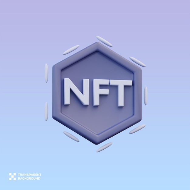Il logo 3D di PSD nft