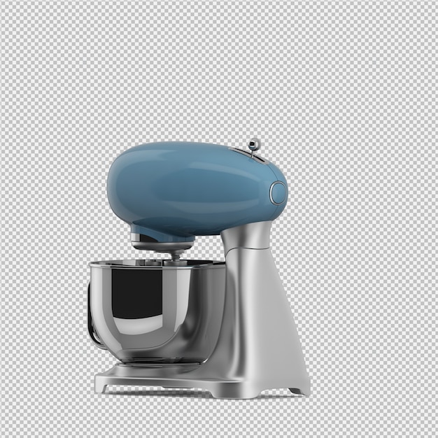 Il miscelatore isometrico 3D isolato rende