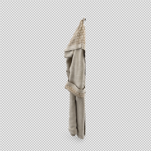 Il panno isometrico 3D isolato rende