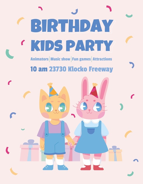 Il poster del compleanno magico
