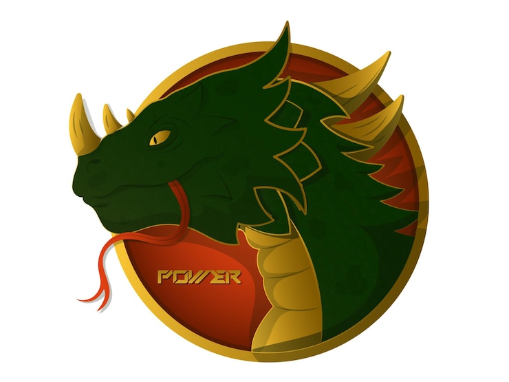 PSD il potente emblema del drago