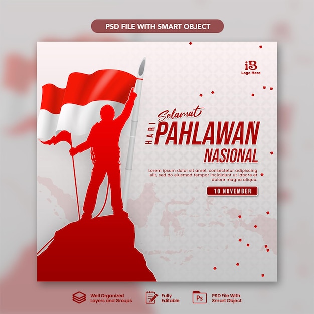 Il primo presidente indonesiano Ir Soekarno proclamò l'indipendenza dell'Indonesia