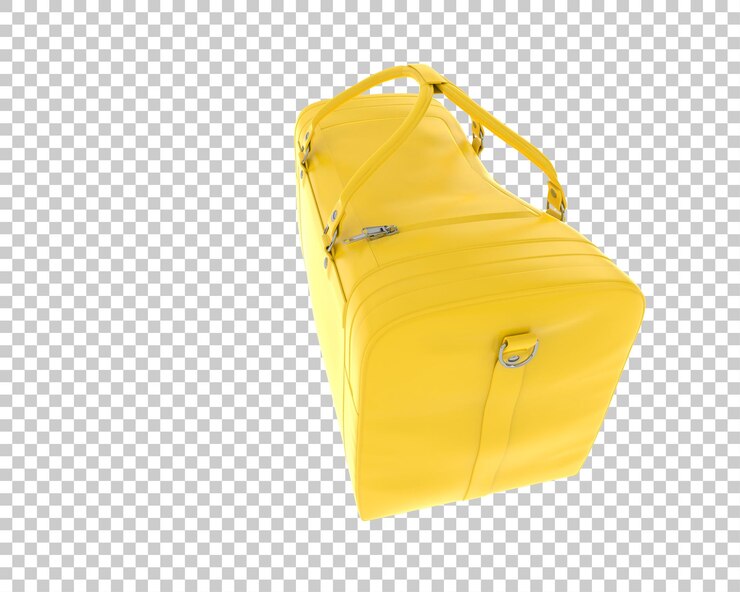 PSD il sacchetto da letto isolato su uno sfondo trasparente illustrazione di rendering 3d