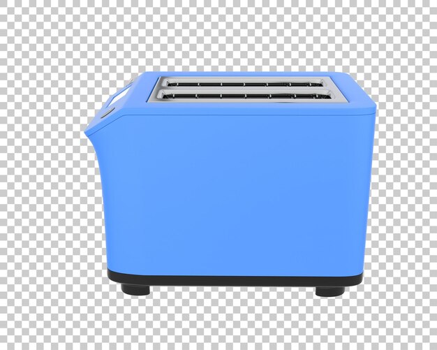 Il tostapane isolato sullo sfondo illustrazione di rendering 3D