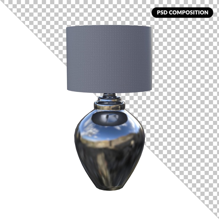 PSD illuminatore isolato 3d