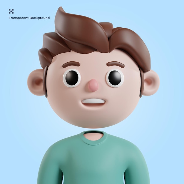 Illustration 3d d'avatar de personnes