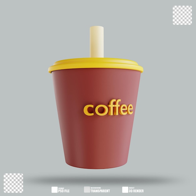 Illustration 3d Café