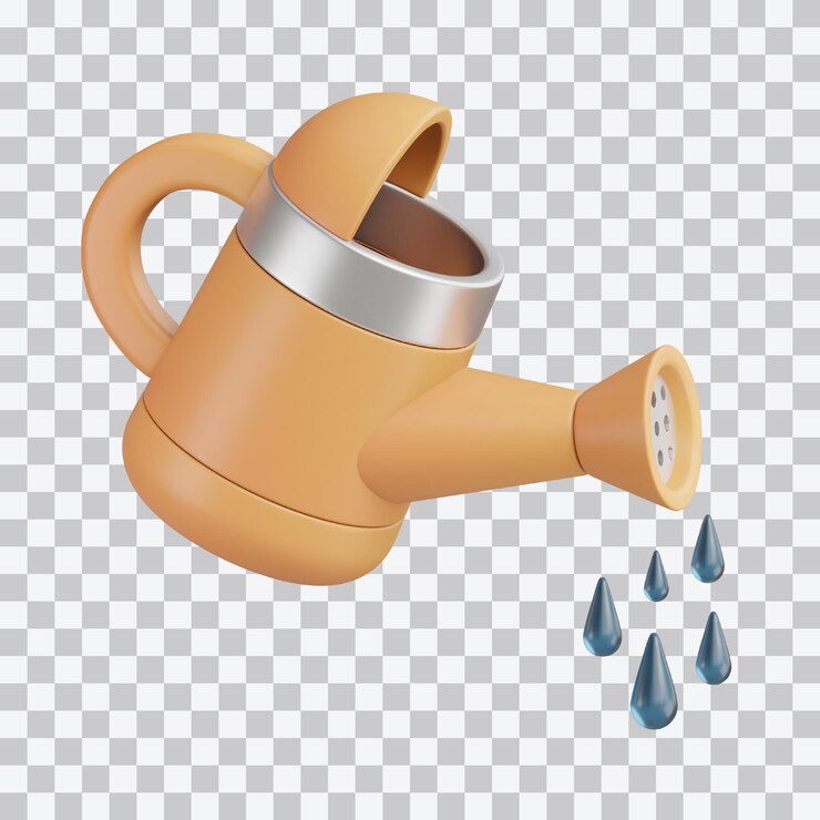 PSD illustration en 3d de la canne à arroser