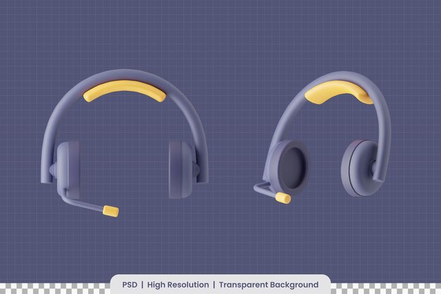 Illustration 3d De Casque