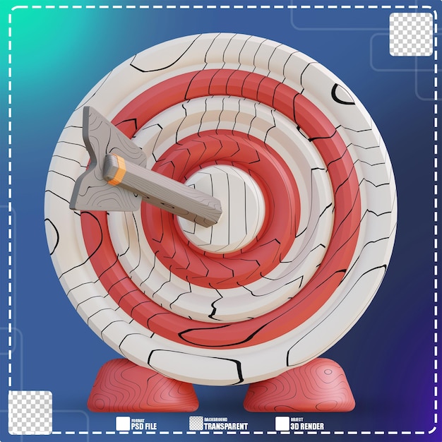 Illustration 3d De La Cible 2