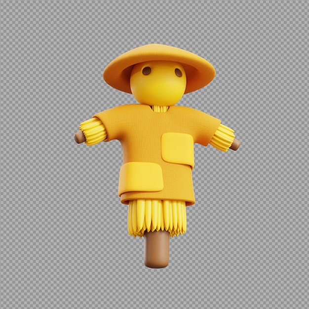 Illustration 3D d'une conception abstraite avec un fond transparent