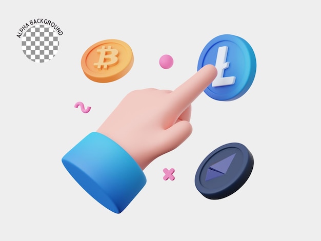 Illustration 3d Crypto Métaverse