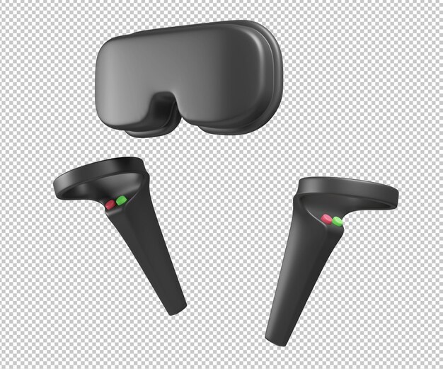 Illustration 3d De Dispositif Vr