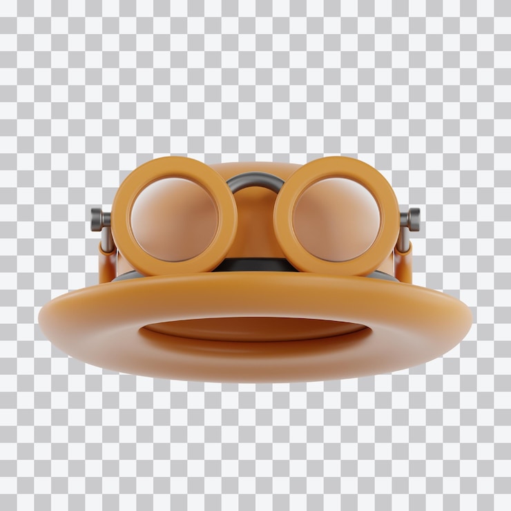 PSD illustration en 3d du chapeau décontracté