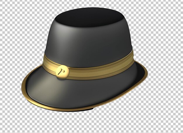 PSD illustration 3d du chapeau d'été