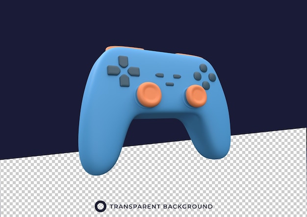 Illustration 3d du contrôleur de jeu