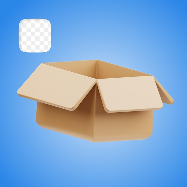 Illustration 3D du découpeur de boîte
