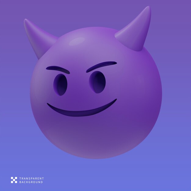 Illustration en 3D du diable PSD